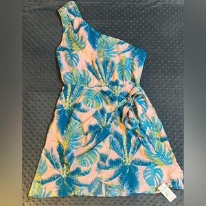 One sleeved floral pool coverup